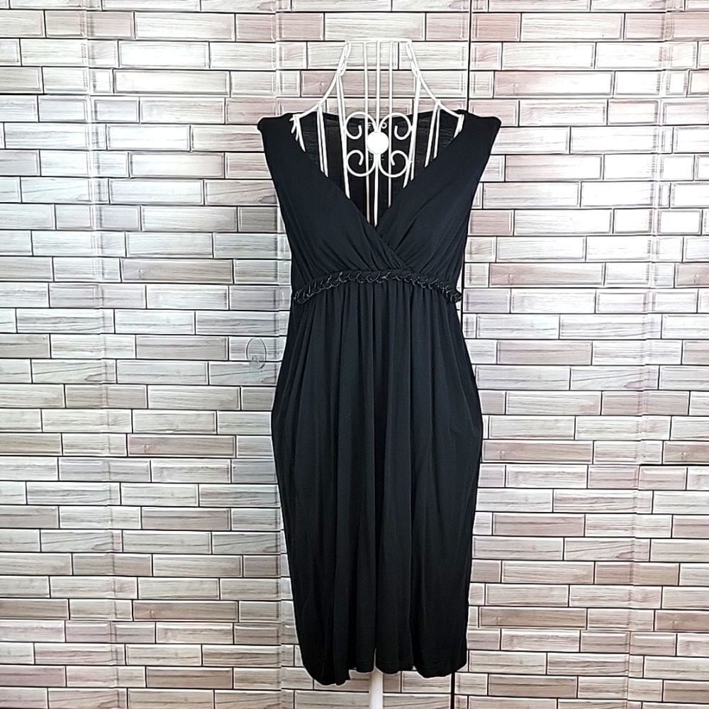 FYLO By Nylon black midi dress Size SP